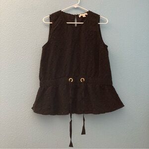 Michael Kors Lace Top - Black - XL